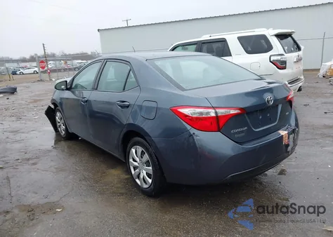 2014 Toyota Corolla Le z USA, uszkodzony, nr VIN 2T1BURHE7EC175408